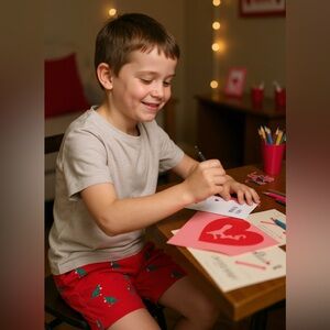 NWT- Janie and Jack Valentine’s Day Dinosaur Shorts